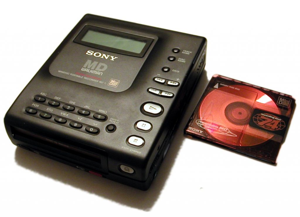 Player MD, invenção da Sony que durou pouco tempo. (1999)
