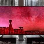 Grande lançamento da Hisense, esta é a TV 116UXS (116”) com minileds de 4 cores: RGB+Cian.