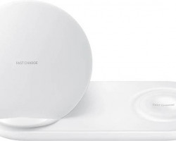 <b>Categoria: </b>Smart Energy</br>
<b>Marca: </b>Samsung Charger Duo</br>
<b>Produto: </b>carregador sem fio para dispositivos portáteis</br>
<b>Descrição:</b> combina suporte de mesa e base de recarga para alimentar ao mesmo tempo smartphones e vestíveis