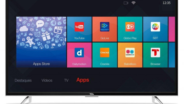 Alguns TVs da TCL já vêm preparados para a transição entre TV e
Internet no app da Globo.