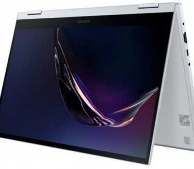 <b>Um dos novos laptops da Samsung, o Galaxy Book Flex Alpha vem com duas telas.</b>
