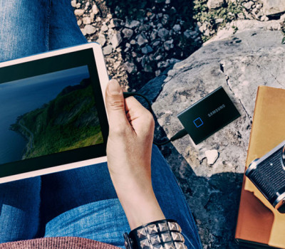 <b>Drive externo do tipo SSD, com capacidade de até 2 Terabytes.</b>