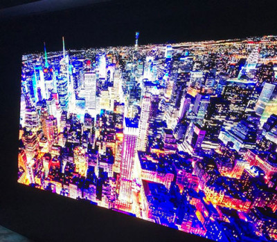 <b>Esta foi a maior tela da CES 2020: um display Samsung de 292”, com painel MicroLED.</b>