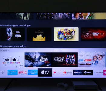 Menu do aplicativo Apple TV