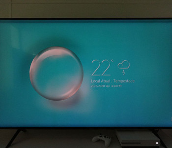 Uma das imagens memorizadas no Modo Ambiente