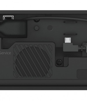 As conexões na traseira do projetor são básicas; destaque para HDMI, que conecta players de streaming.