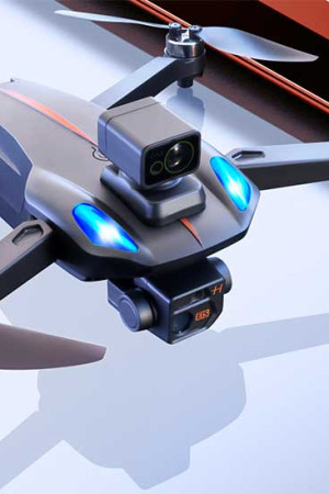 A chinesa Xiaomi exibe este drone futurista, equipado com câmera 8K e GPS para acionamento a 1.200m de distância.