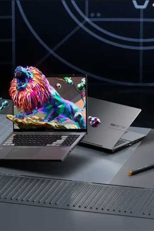 Primeiro laptop OLED compatível com imagens 3D, o Vivobook é sucesso entre os visitantes da CES.
