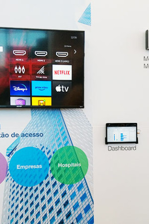 A empresa também produz soluções para segurança e controle de acesso