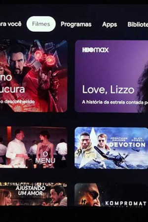 O sistema operacional Google TV é bem mais fluido e eficiente que o Android TV