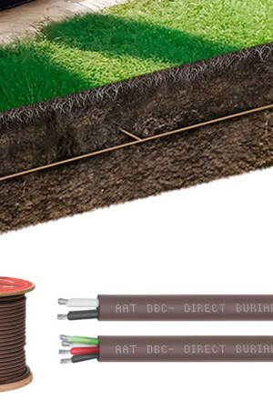 Cabo de alta performance para ligações subterrâneas