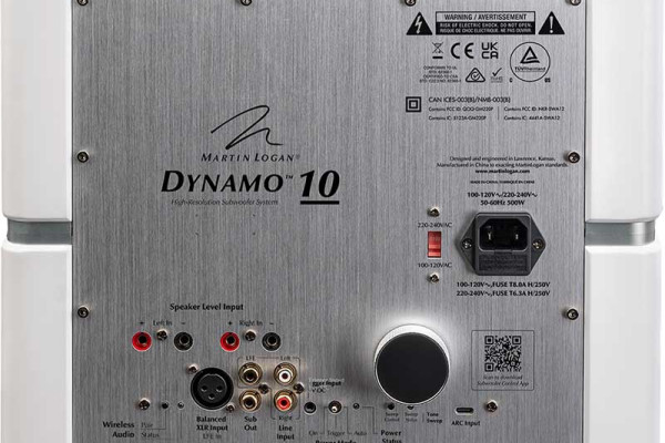 Traseira do modelo Dynamo, com grande variedade de conectores.