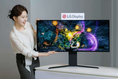 Novo monitor gamer LG, de 39”, com painel OLED resolução 5K2K.